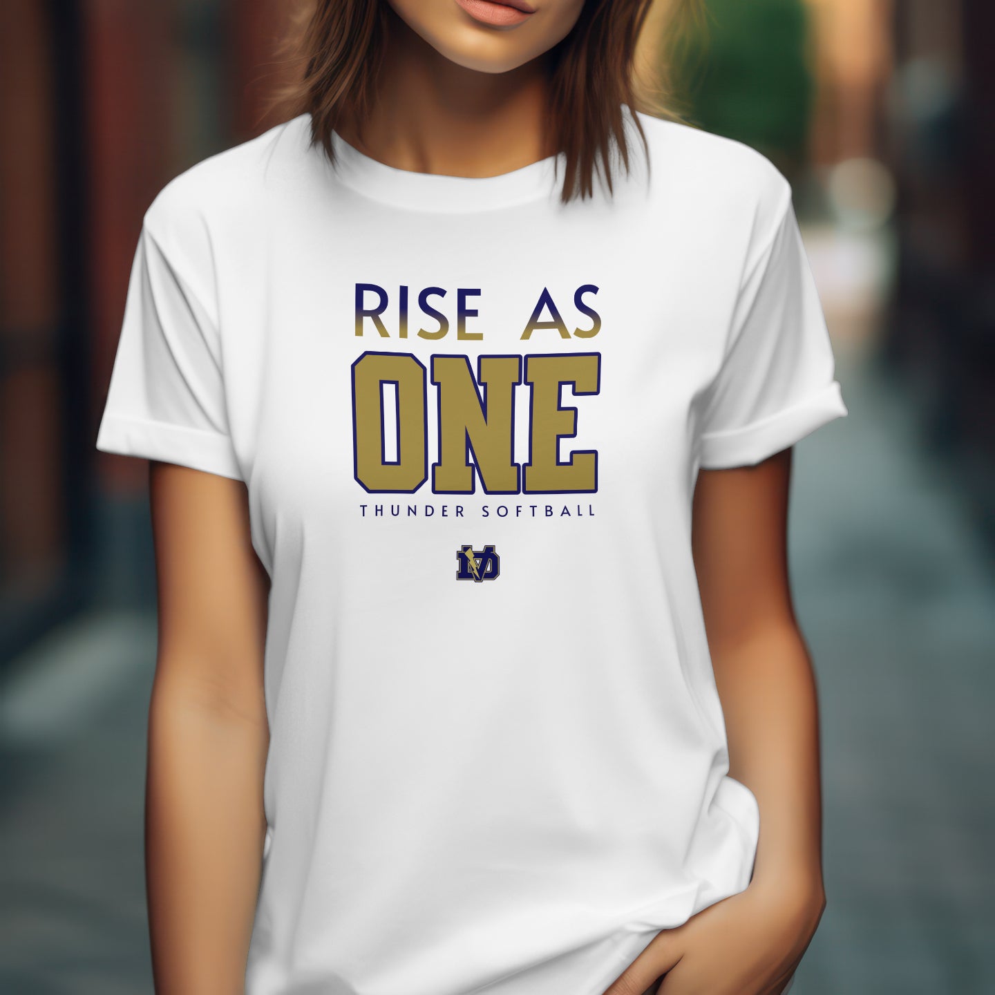 DV SOFTBALL RISE AS ONE - GAME DAY TEE